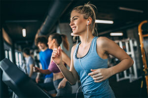 Woman at Gym
